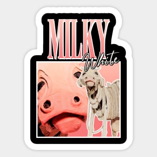 Milky White Sticker